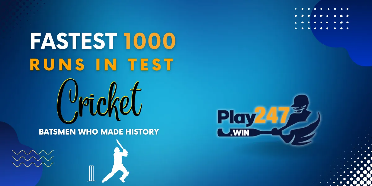 fastest 1000 runs in test cricket batsmen who made history