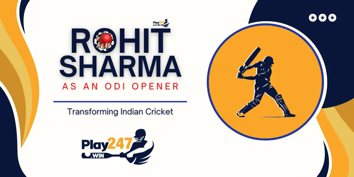 rohit sharma as an odi opener transforming indian cricket